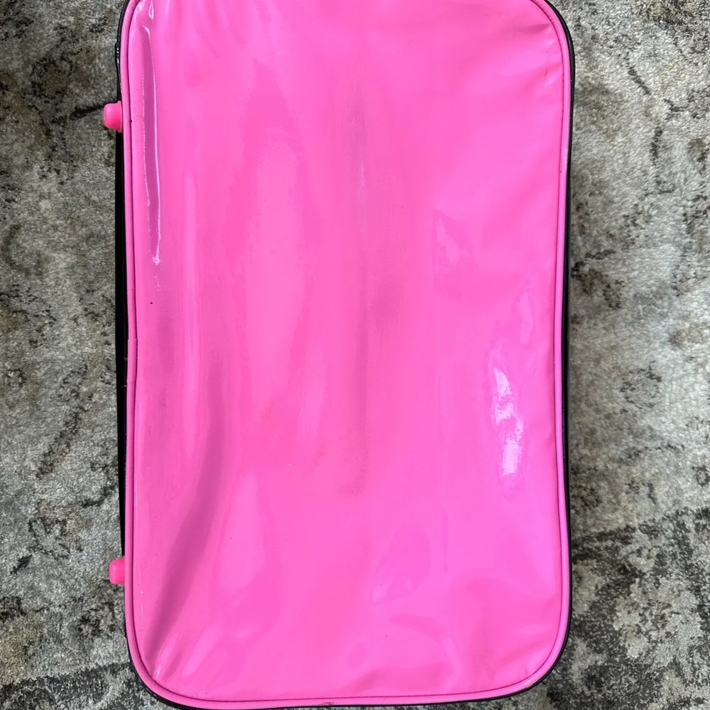 Disney Vintage 90s Minnie Mouse Zipper Suitcase Retro Travel Bag